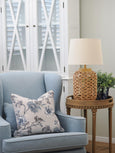 Porter Round Side Table Weathered Oak