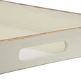 Mimosa Rectangle Tray White/Gold