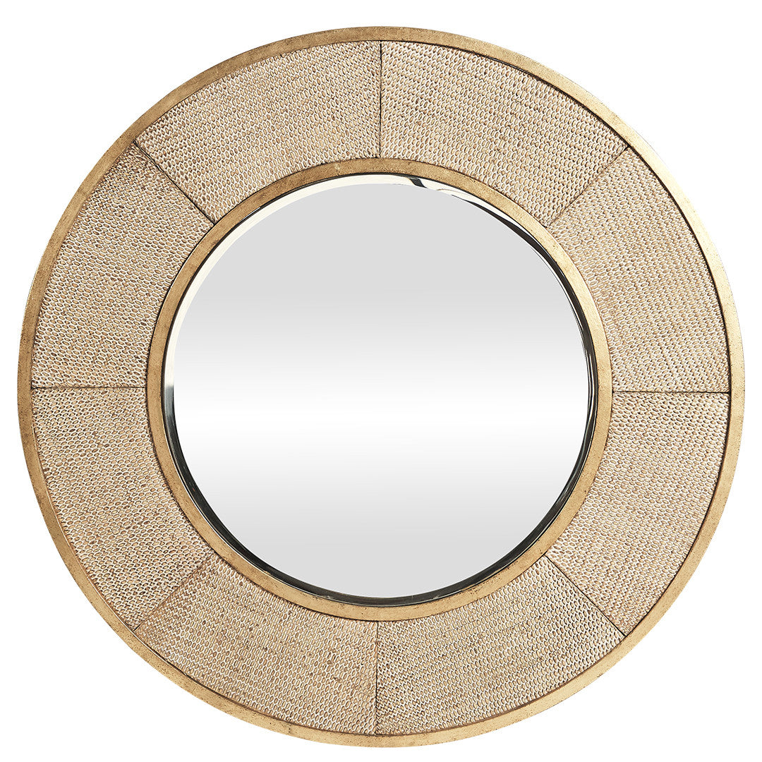 Raffles Round Mirror Gold