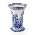 Spode Blue Italian - 26cm Hexagonal Vase
