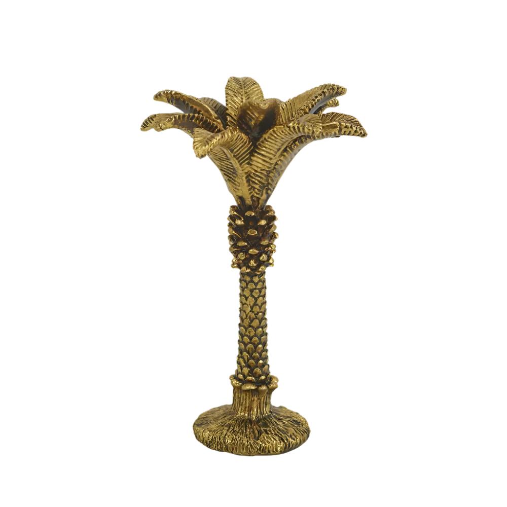 Coconut Palm Candle Holder Small