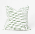 Devon Dots Green Medium Cushion 50cm