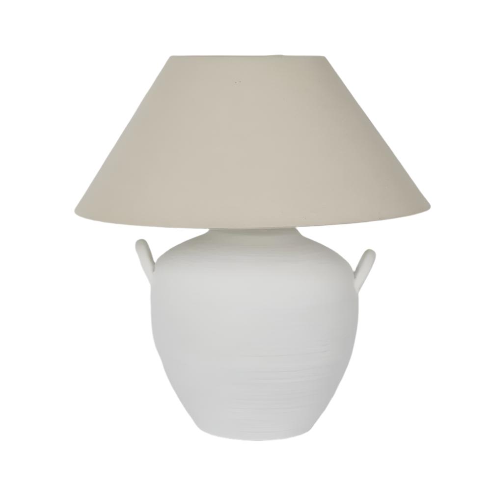 Camille White Table Lamp and shade
