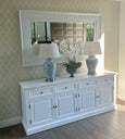 Parkhurst Four Drawers Sideboard White