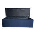 Dumont Trunk Blue Navy Linen Small