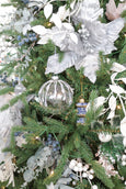 Glass Bauble Clear Jewel