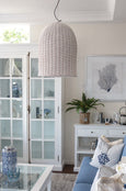 Bowerbird Hanging Pendant White Medium