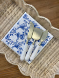 Trivet Blue and White