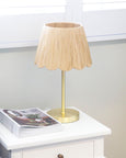 Sanita Metal/Raffia Table Lamp
