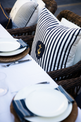 Nautical Stripes Cushion 55cm