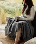 Nevis Charcoal Throw