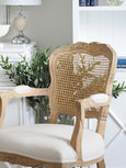 Emilia Rattan Carver Dining Chair