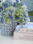 Aarna Ceramic Pot Blue