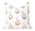 Devon Paisley Embroidery Mustard Lounge Cushion 55cm
