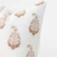Devon Paisley Embroidery Mustard Lounge Cushion 55cm