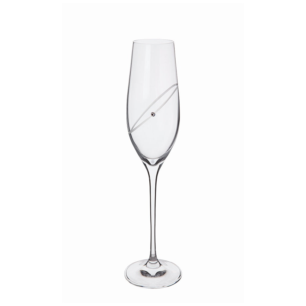 Dartington Clear Flutes (Pair)