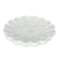 Lia Marble Flower Bowl Medium White