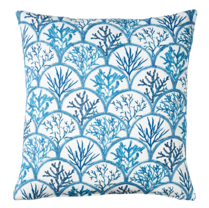 Palm Bleu Cushion