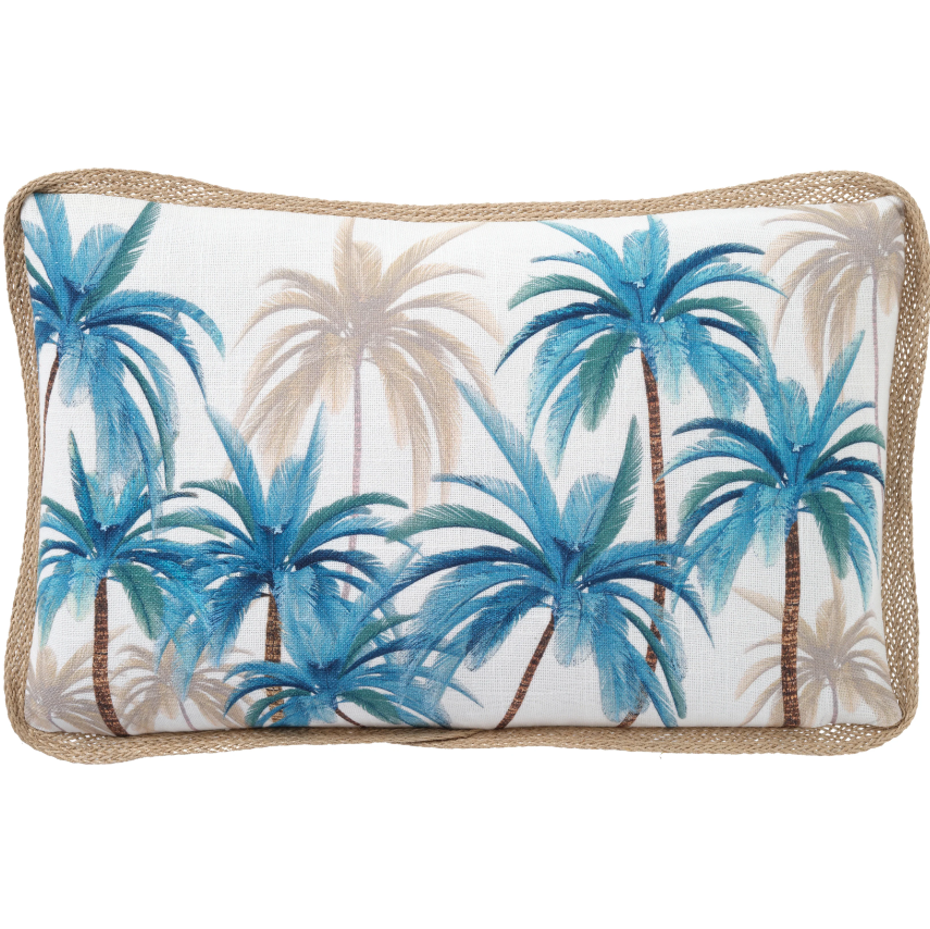 Palmy Blue Isle Lumbar Cushion
