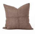 Outdoor Raffia Squares Chocolate Lounge Cushion