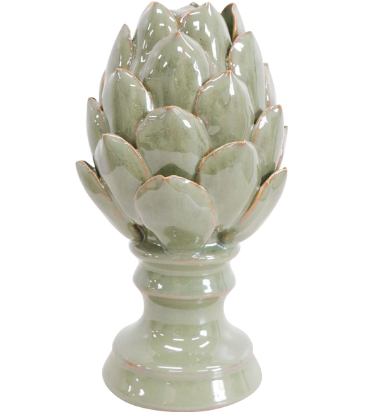 Artichoke Decoration Sage Tall