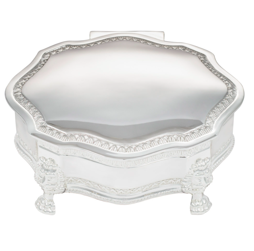 Silver Plated Louis Jewellery Box
