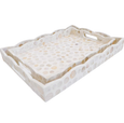 Scallop Mother of Pearl Tray