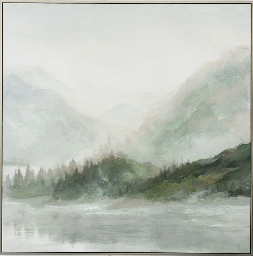 Lake Shore Canvas Wall Art