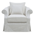 Avalon Hamptons Armchair Stone Stripe