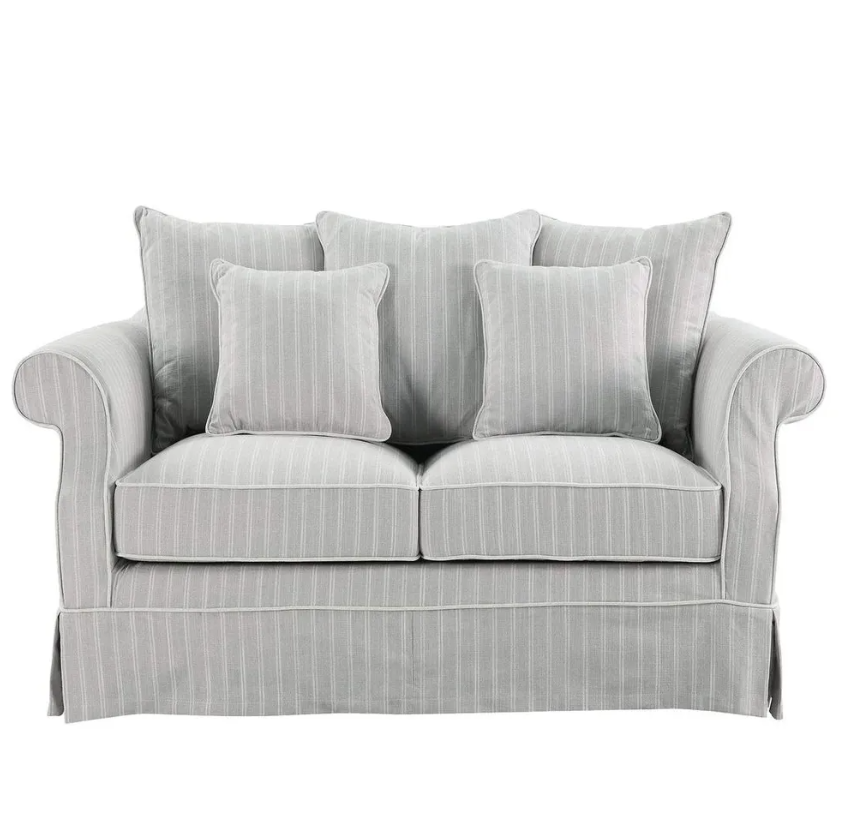 Avalon Hamptons 2 Seat Sofa C/Stripe