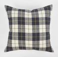 Hickory Cushion Black/White