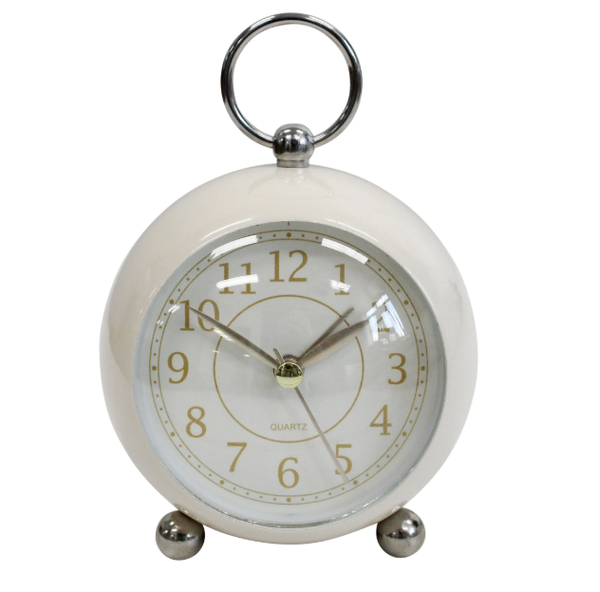 Petite Ivory Alarm Clock