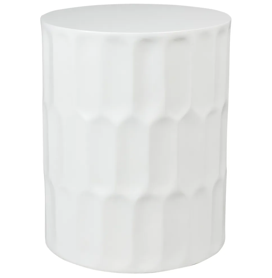 Siena Outdoor Side Table White