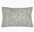 Athena Handblock Blue/Natural Pillow Covers (2PC)