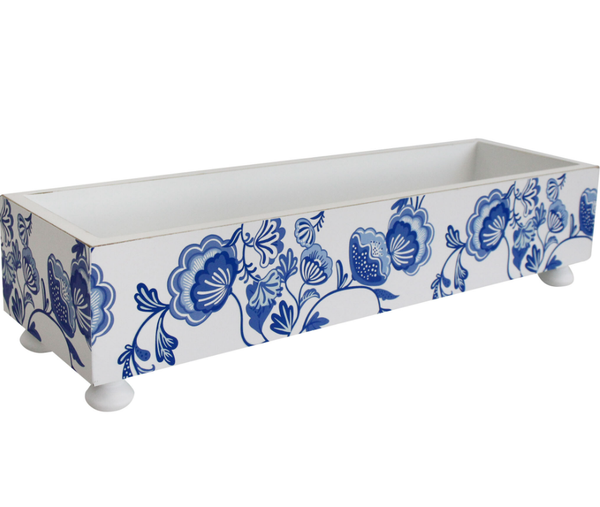 Tidy Tray Blue/White