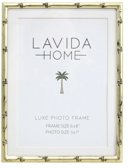 Frame Bamboo Gold 5x7"