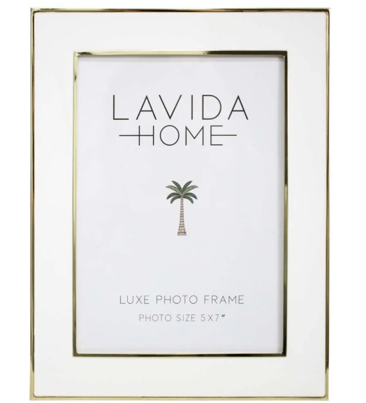 Frame White/ Gold 5x7"