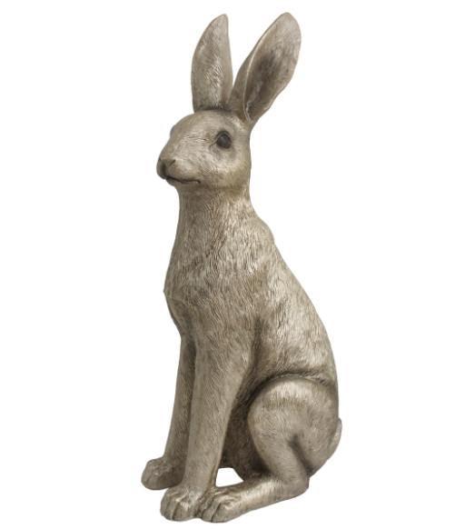 Sitting Hare Champagne Large