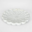 Lia Marble Flower Bowl Medium White