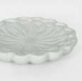 Lia Marble Flower Bowl Medium White