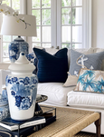 Palmy Blue Isle Lumbar Cushion