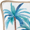 Palmy Blue Isle Lumbar Cushion