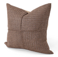 Outdoor Raffia Squares Chocolate Lounge Cushion