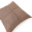 Outdoor Raffia Squares Chocolate Lounge Cushion