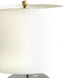 Ellyn Glass and Brass Lamp
