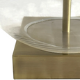 Ellyn Glass and Brass Lamp