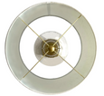 Ellyn Glass and Brass Lamp