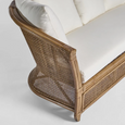 Cayman 3 Seat Rattan Sofa Cream