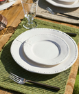 Dragonfly Stoneware White Side Plate