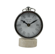 Travertine Clock
